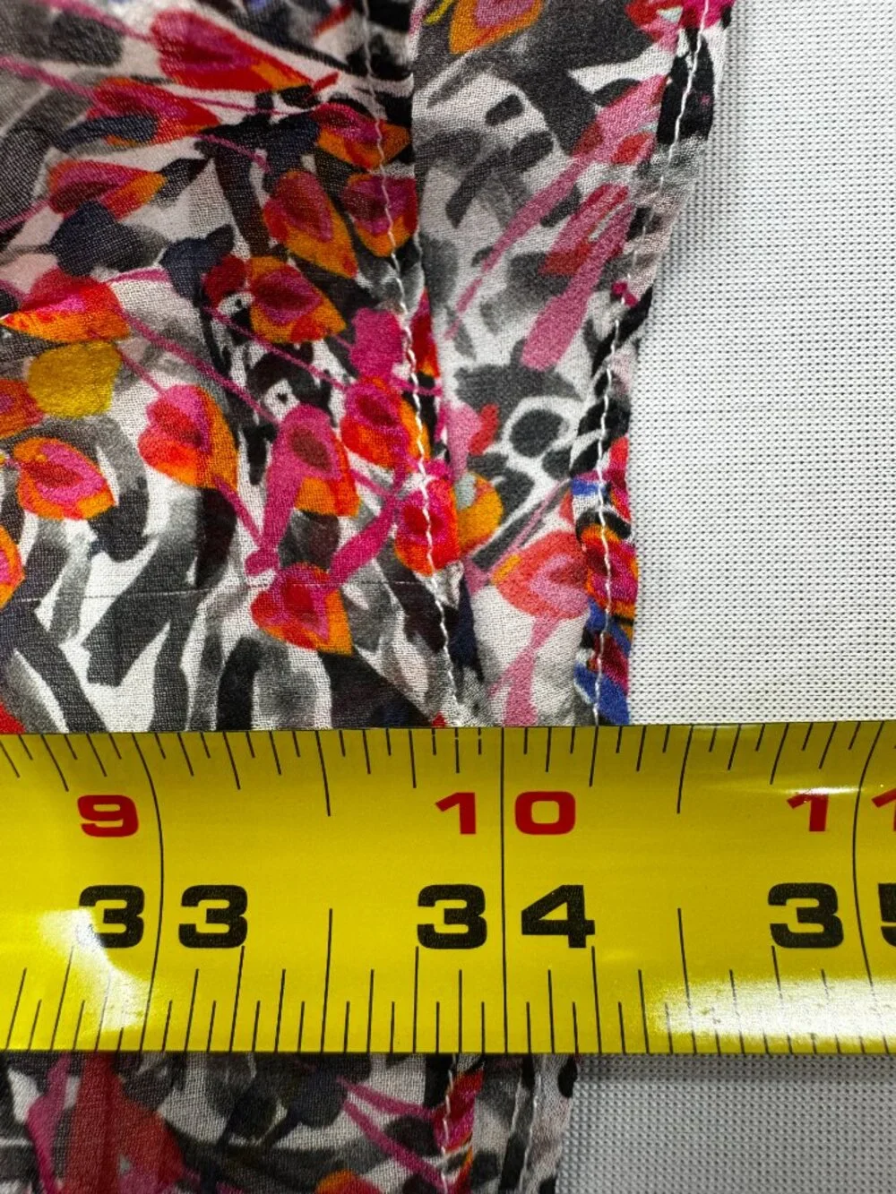 SALONI Tilly Silk Ruffled Mini Dress Pink White Floral 100% Silk Sz 8 - Picture 12 of 16